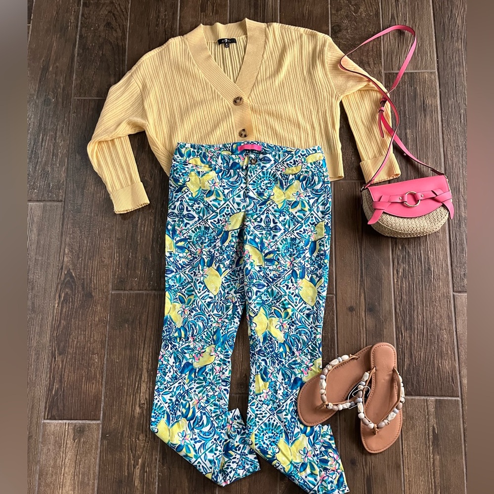 Lilly Pulitzer lemon pants